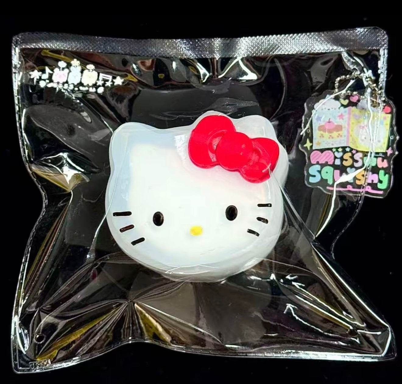 Kawaii Hello Kitty Clear Squishy Fidget Toy
